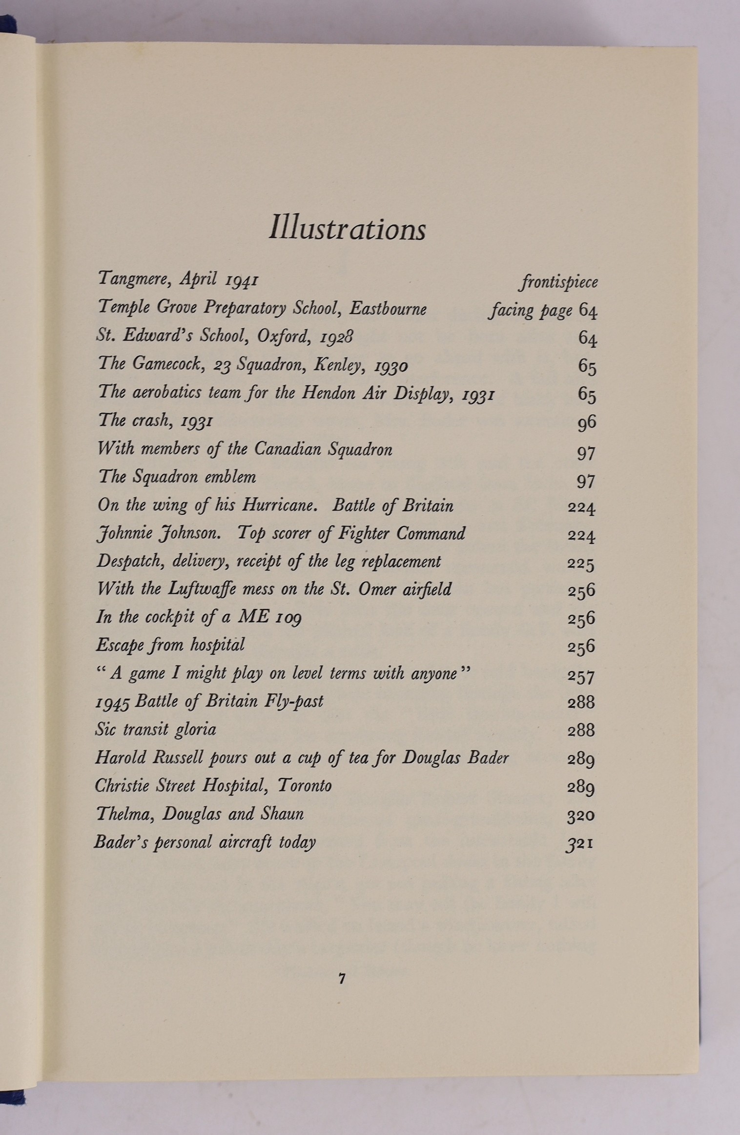 Brickhill, Paul - Reach For the Sky: Douglas Bader His Life Story, 8vo, cloth in unclipped d/j, signed by Douglas Bader, dated 19th March, 1954, Collins, London, 1954